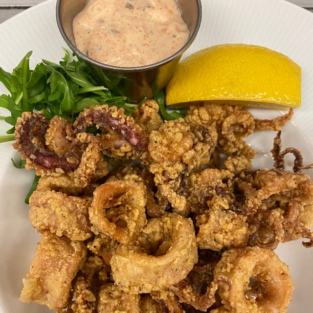 Portuguese Crusted Calamari.