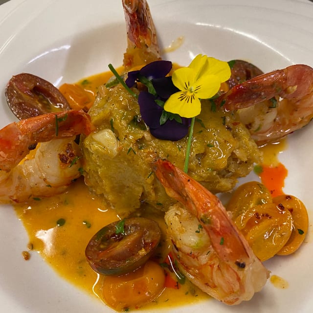 Shrimp Mofongo.