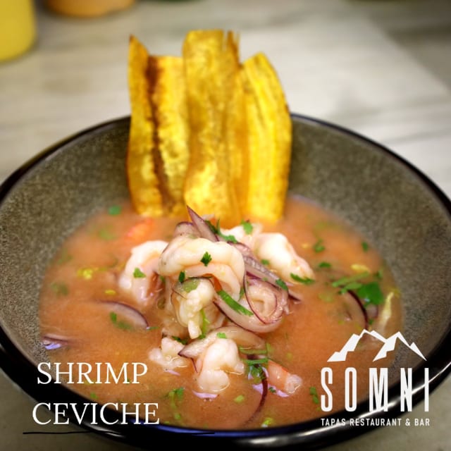 Shrimp Ceviche.